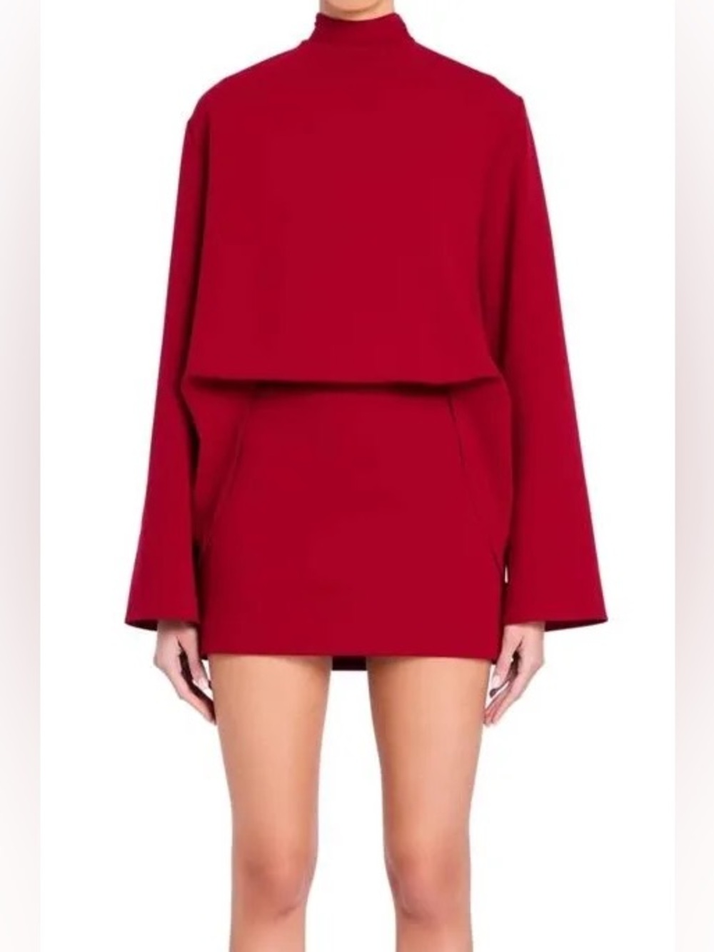 NWT SER.O.YA XS Mave Red Open-Back Blazer Mini Dress - Picture 2 of 4